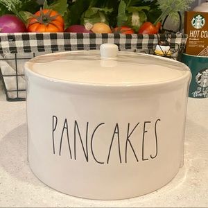 🥞Rae Dunn PANCAKES Warmer with Lid